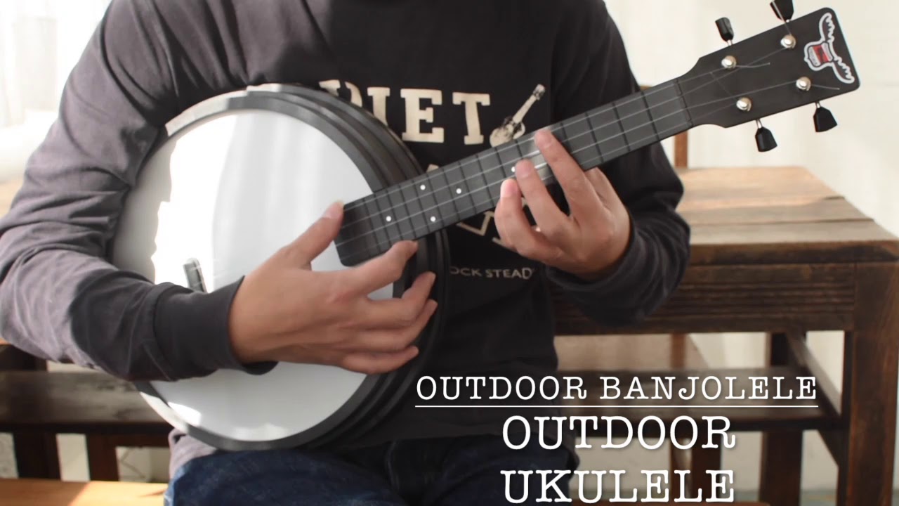 OUTDOOR UKULELE  Outdoor Banjolele Carbon
