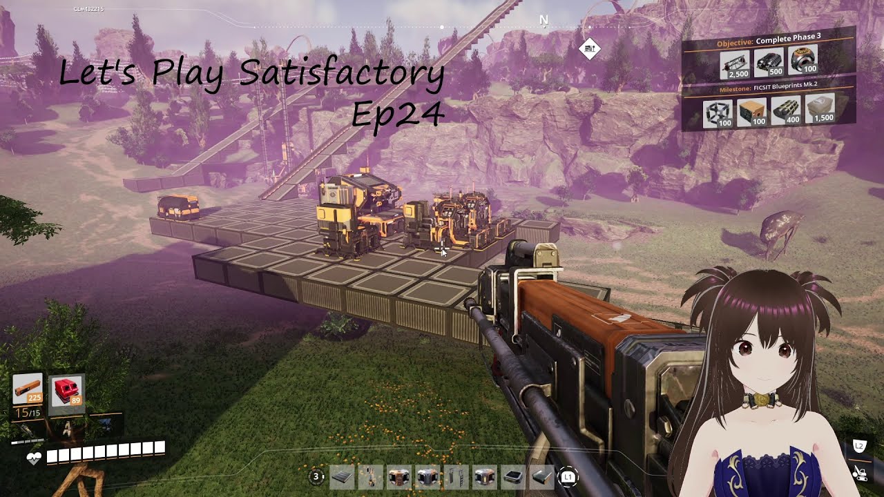 Strawberry Plays Satisfactory Ep 24 - Heavy Mod Frame Pt 1