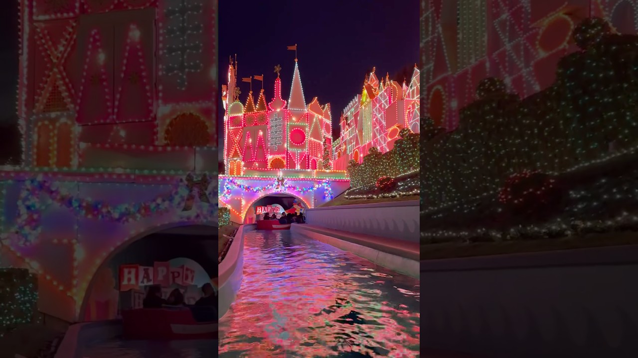 🎄 Its A Small World Holiday! #disney #disneyland #disneylandresort #disneyparks #themepark
