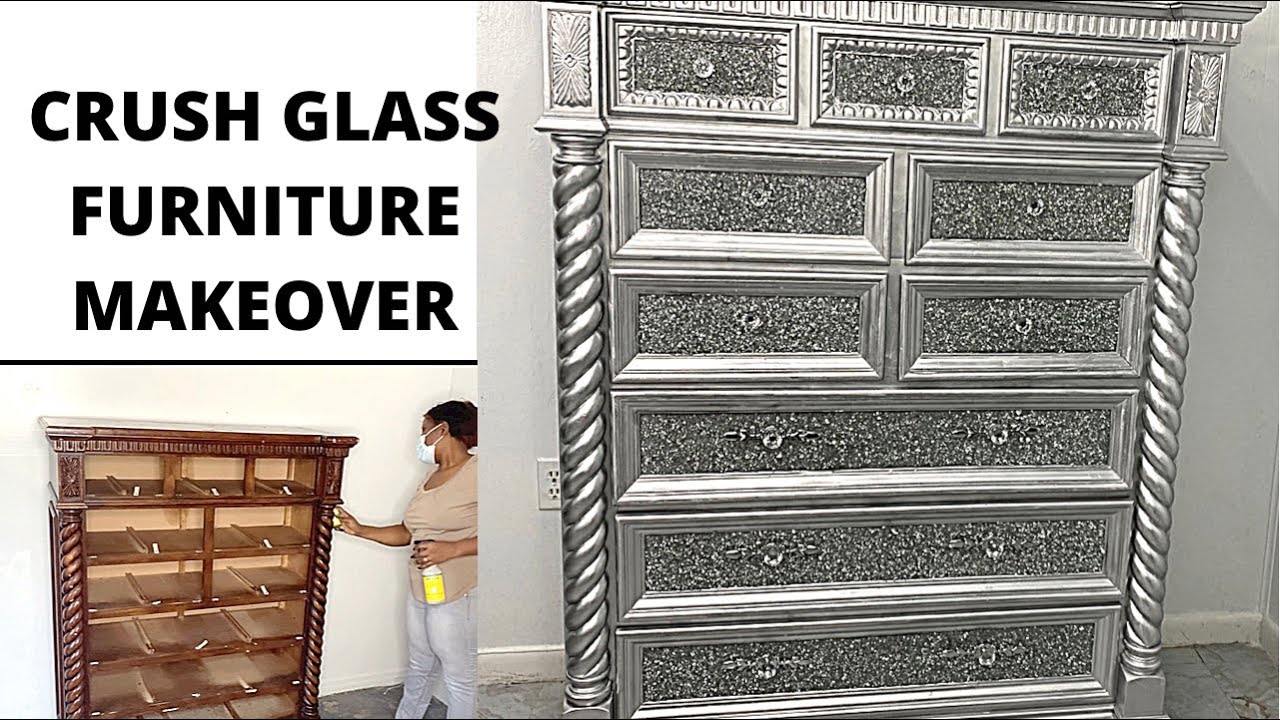Modern Furniture Makeover | Trash To Treasure Glam Furniture Transformation | Dresser Chest DIY