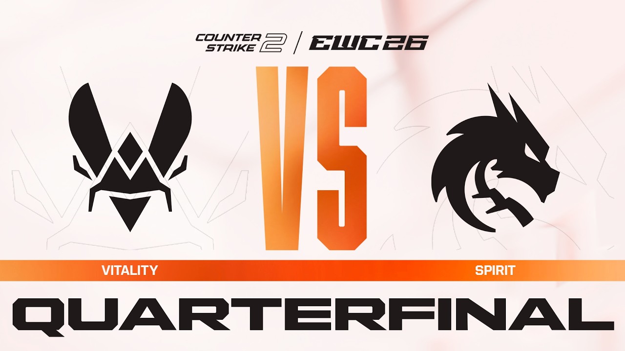 Vitality vs. Spirit | CS2 at EWC 26 - Quarterfinal - VOD