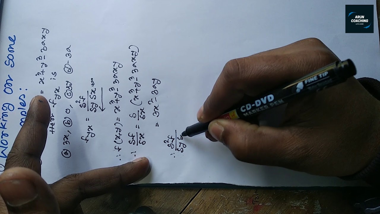 PARTIAL DIFFERENTIATION | PART 2 | JELET | ARUN PAUL.