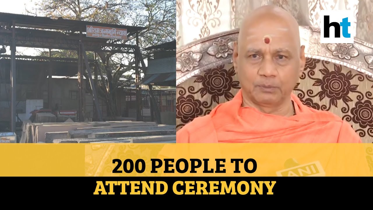 PM Modi to lay foundation stone of Ayodhya's Ram Temple on August 5
