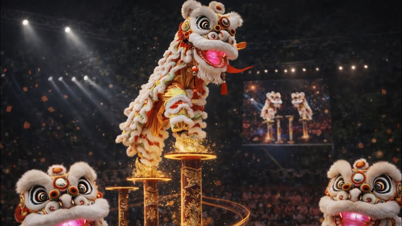 - GIẢI LÂN SƯ RỒNG QUỐC TẾ LẦN THỨ VIII  #cupcholonHTV2026#múalân2026#MaiHoaThung #LionDance2026 