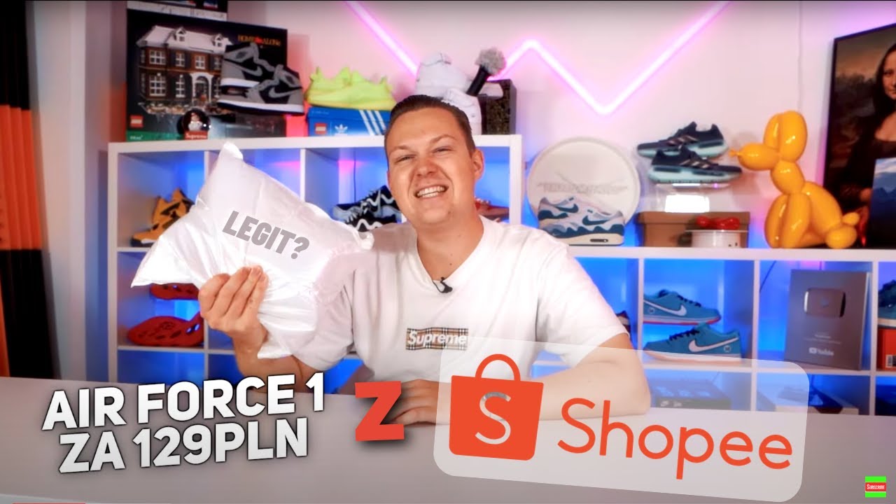 Kupiłem Nike Air Force 1 na shopee... 🤯 i oto co dostałem. Czy shopee sprzedaje PODR&Oacute;BKI?!