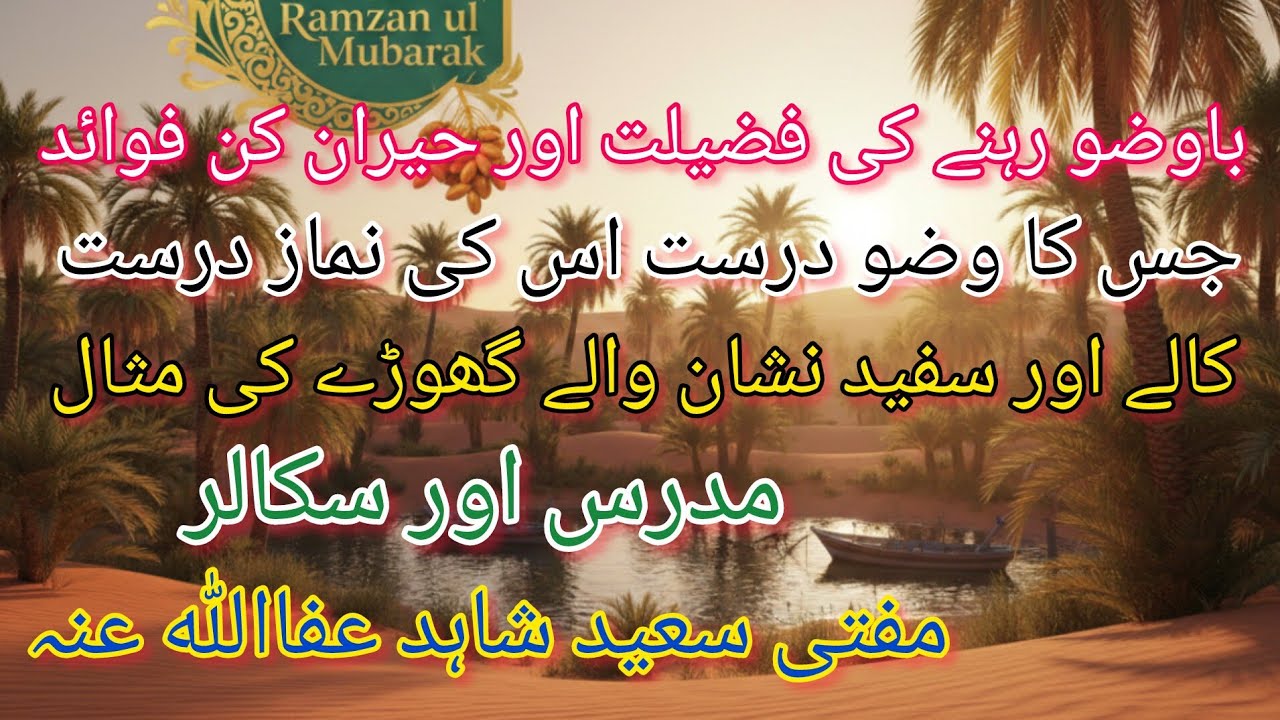 وضو کی فضیلت اور حیران کن فوائد | Wudu Benefits in Islam