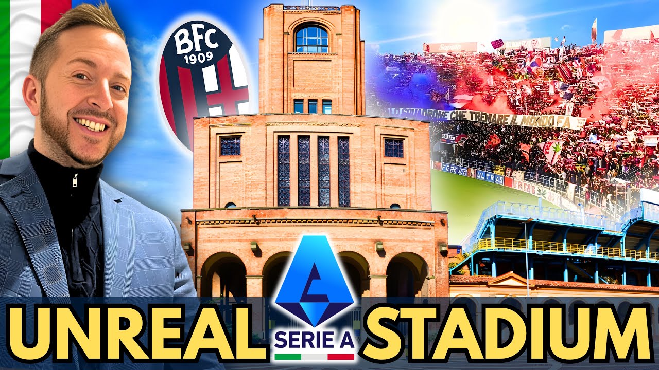 BEAUTIFUL Old Football Stadium in BOLOGNA | Serie A Matchday 🇮🇹