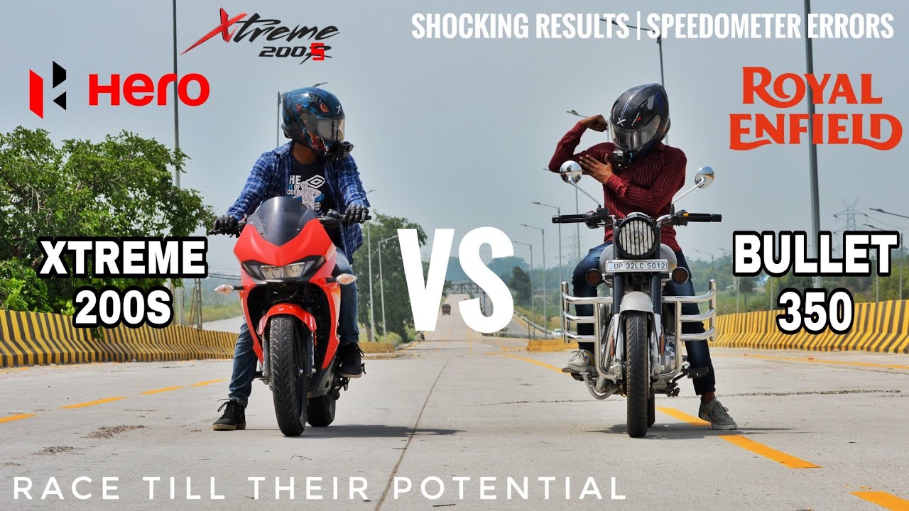Royal Enfield Classic 350 Vs Hero Xtreme 200S | Race Till Their Potential | Shocking Results