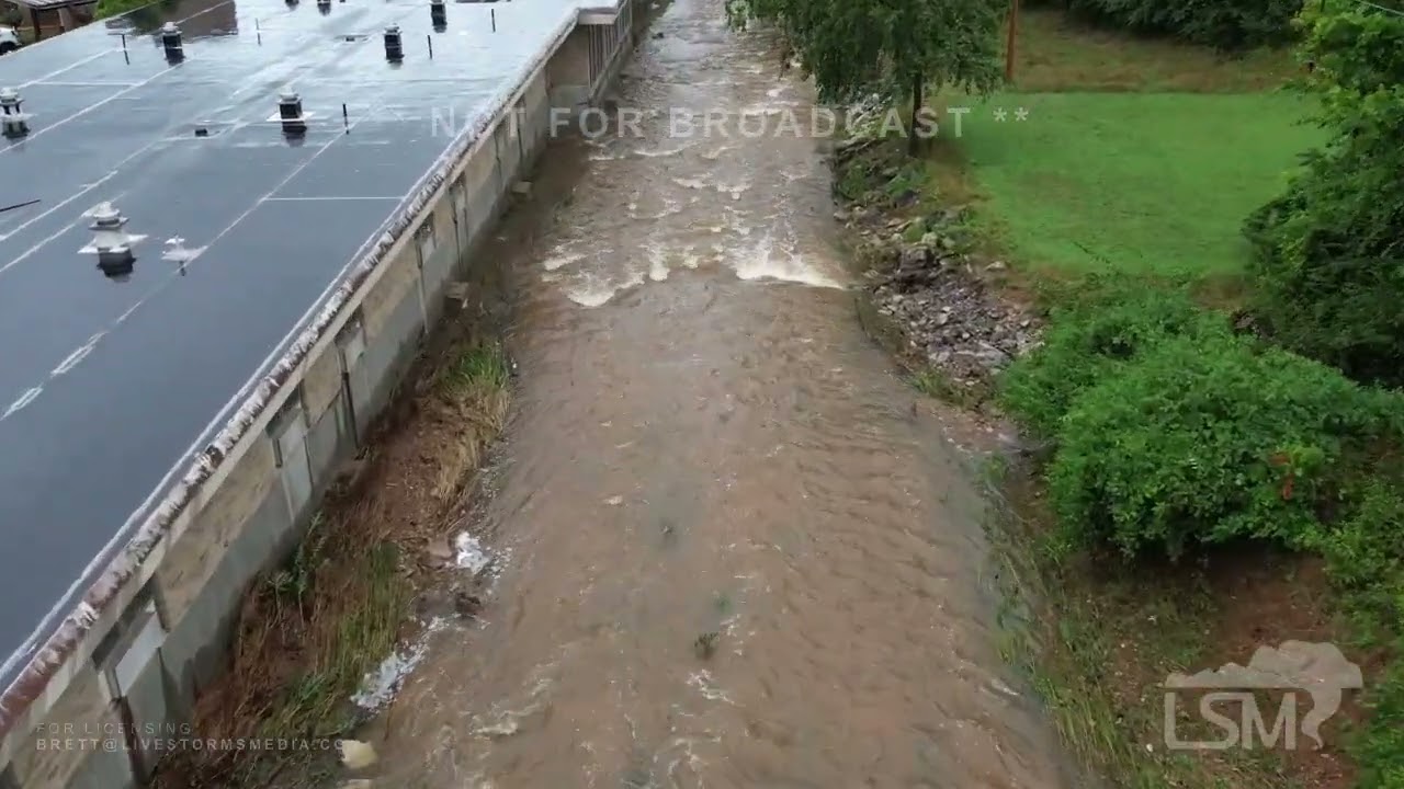 07-17-2024 Yellville, AR - Flooded Nursing Home and Bridge Washed Out