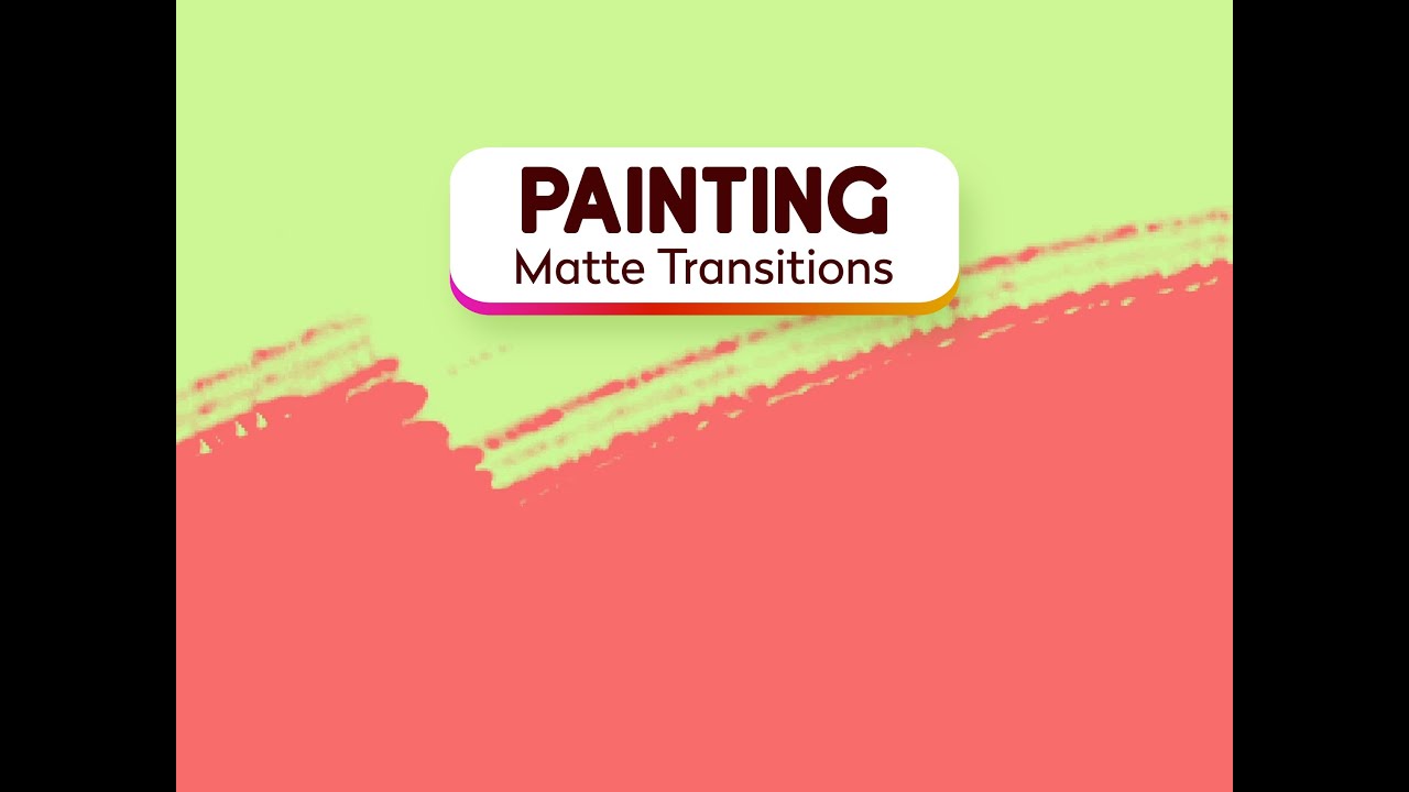 Brush Stroke Matte Transitions: Artistic Animated Stream Assets (webm and mov)