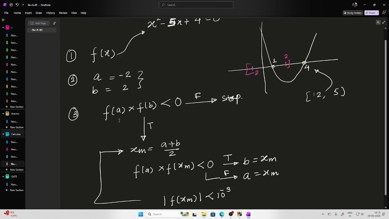 Root Finding (Bisection method)-C++ program