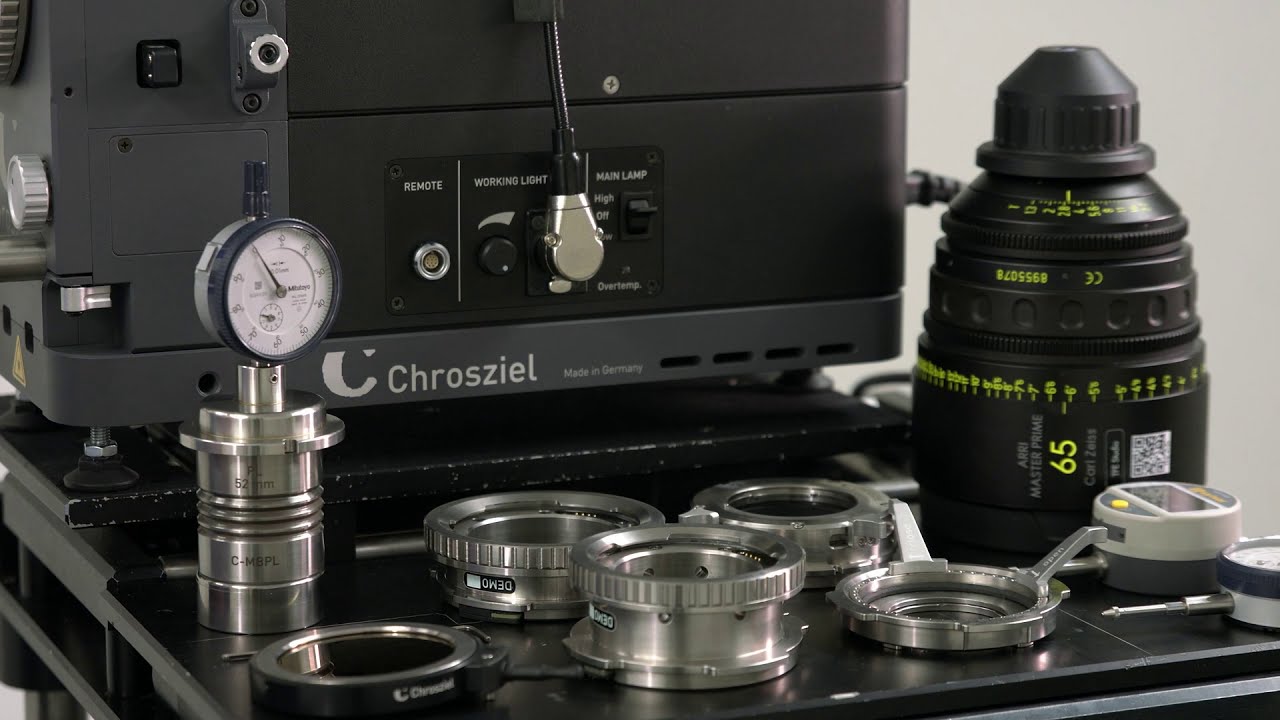 How-To Different Mounts and Calibrate - Chrosziel Lens Test Projector P-TP7