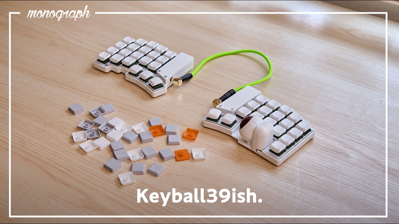 極上の打鍵と操作感。分離式＆トラックボール搭載のキーボードが薄く小さくなりました。｜理想のキーボード探しの旅