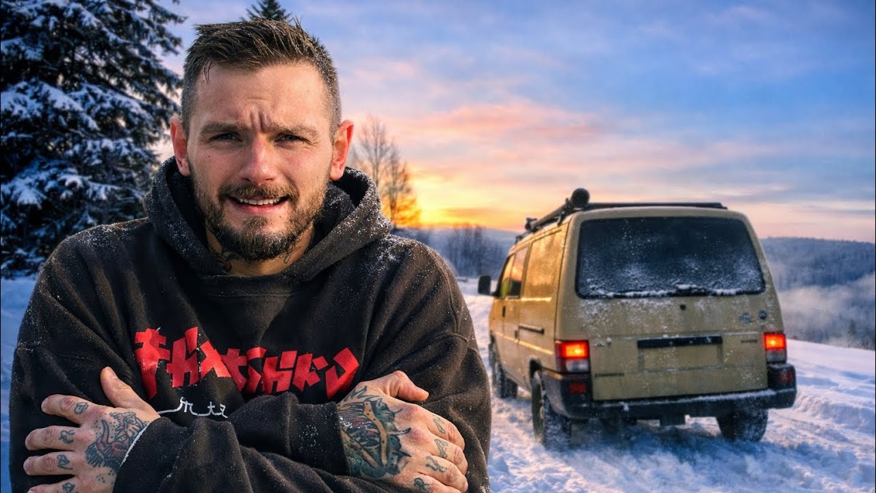–14 °C v horách na severu Čech || VLOG || #vanlife 