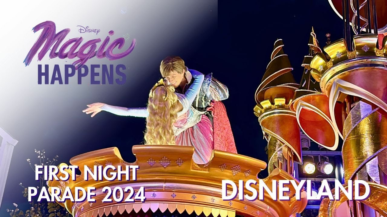 FIRST NIGHTTIME MAGIC HAPPENS Parade 2024 | Disneyland Resort 4K