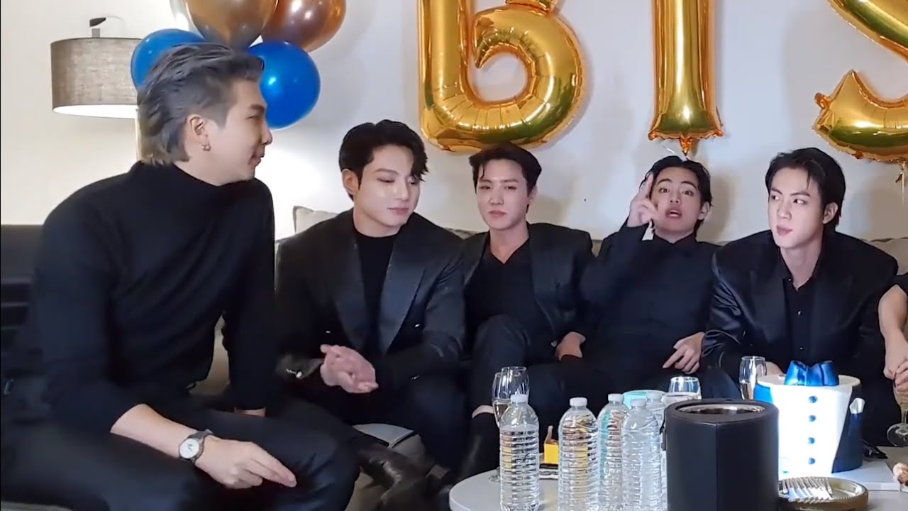 Namjin 220404 Grammy Vlive analysis