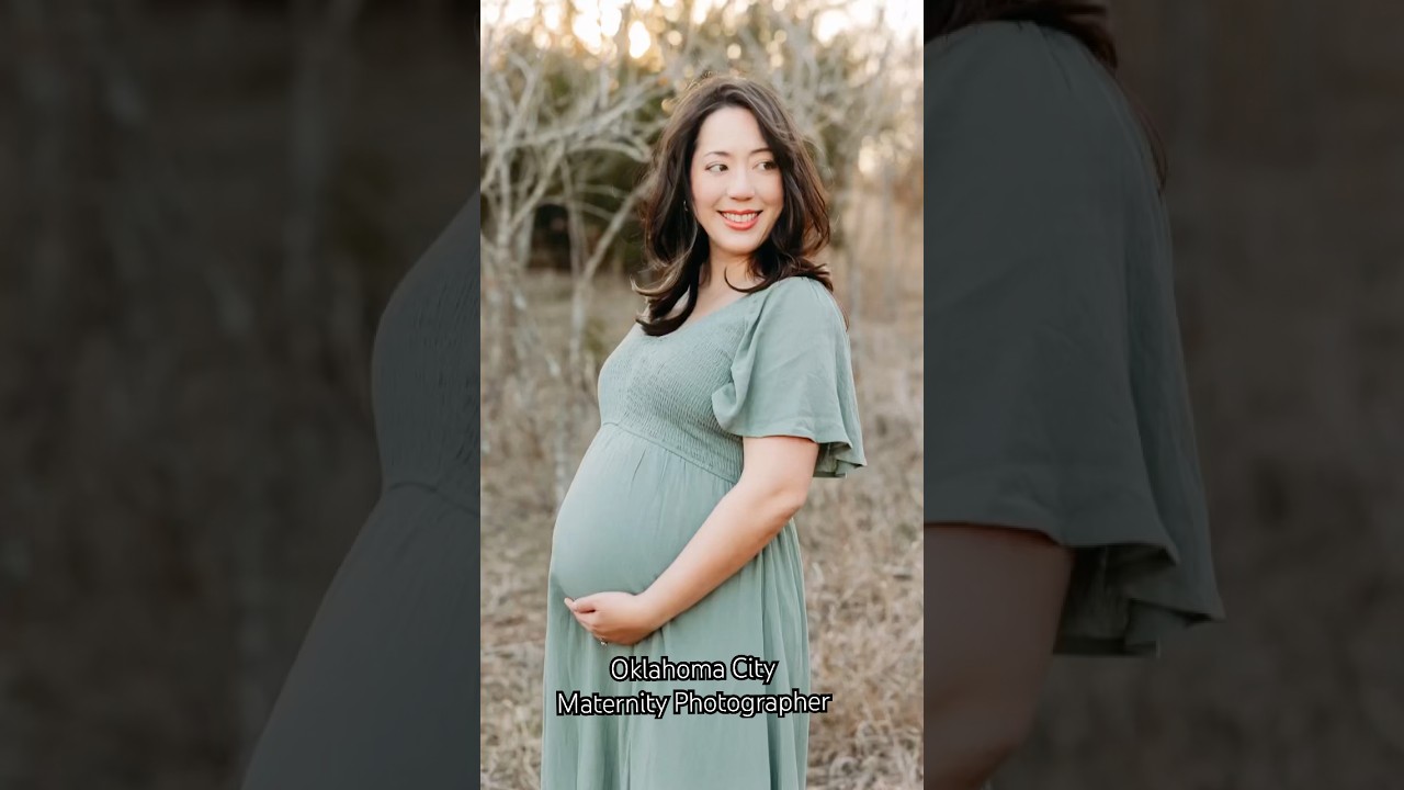 Beautiful late winter maternity photo session in OKC #maternityphotographer
