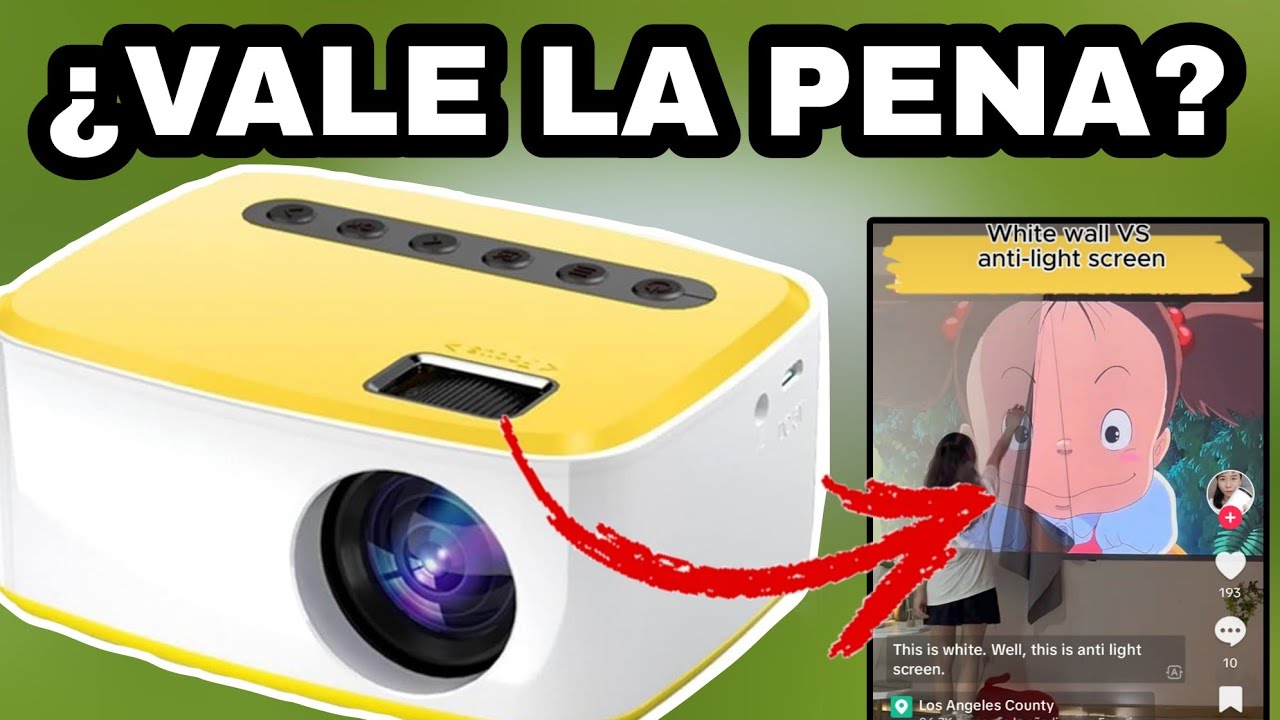MINI PROYECTOR de TIKTOK para CELULAR  &iquest;VALE LA PENA en 2024?