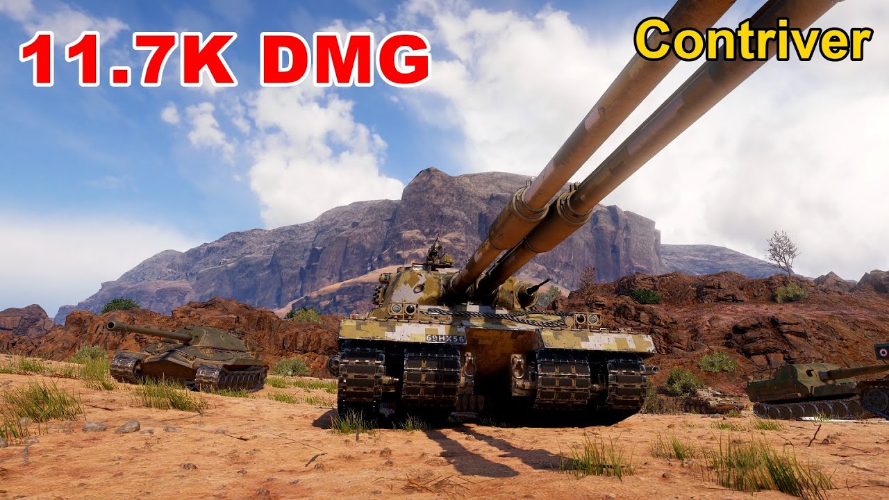 Contriver - 11.7K Damage - Map: El Halluf - Player: FarCryMoreBaby - Server: EU | World of Tanks