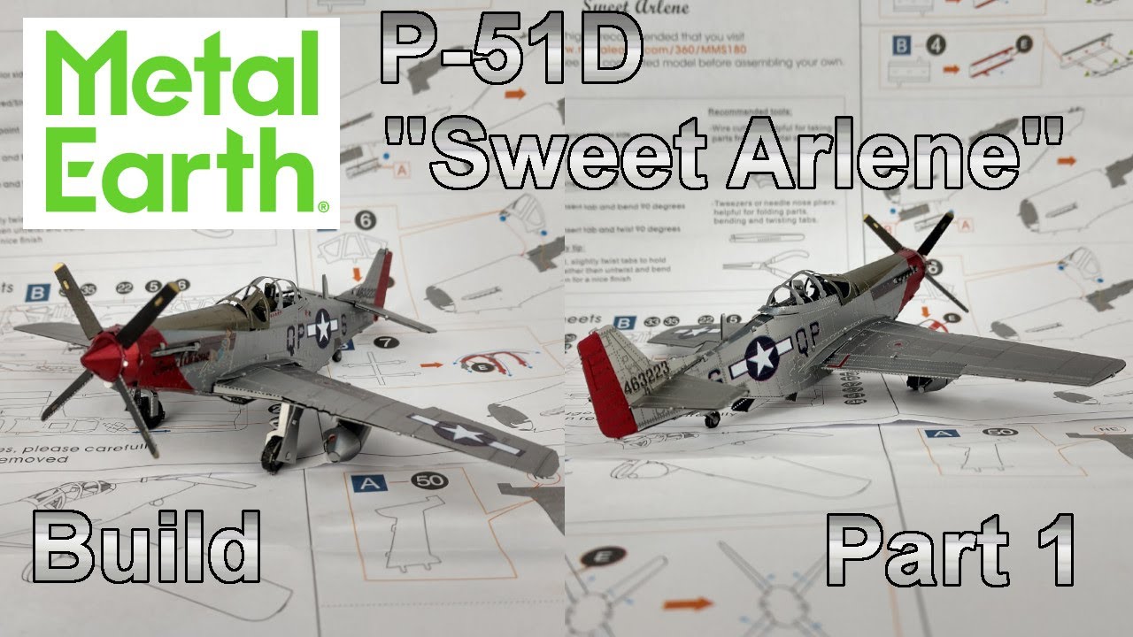 Metal Earth Build - P-51D 