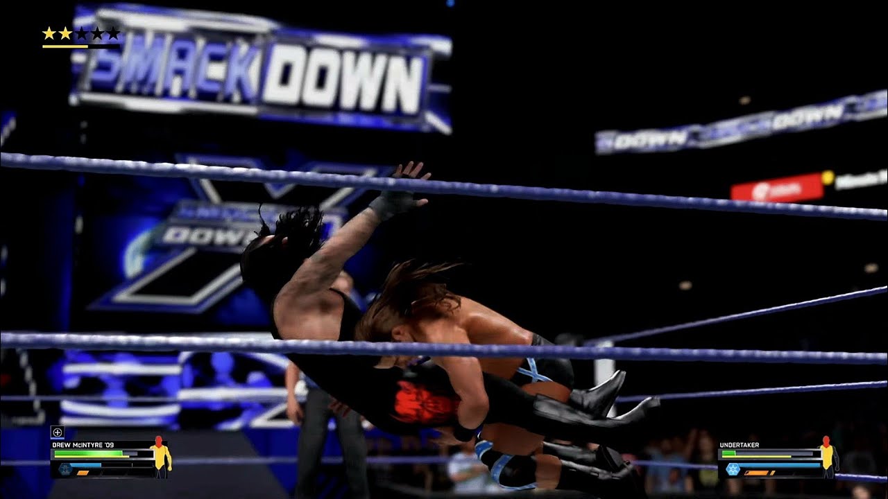 WWE Smackdown 2009 Drew McIntyre vs. Undertaker IC Title Match