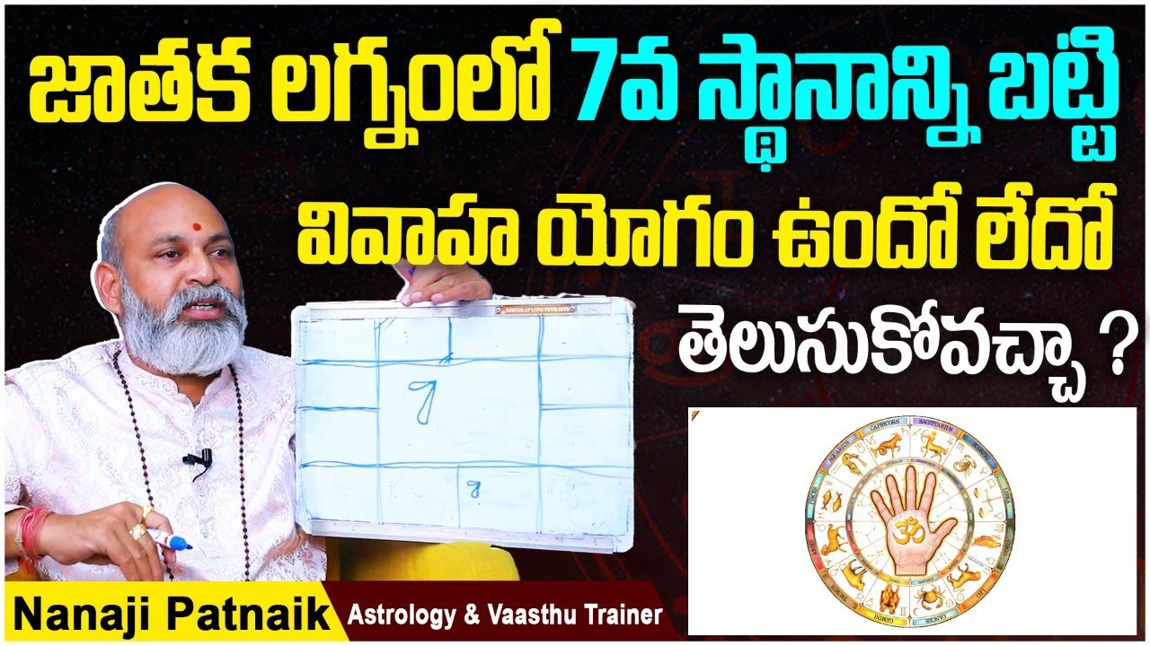 7th House In Astrology || Jathaka Lagnam Telugu || Dharma Sandehalu || Astrologer Nanaji Patnaik