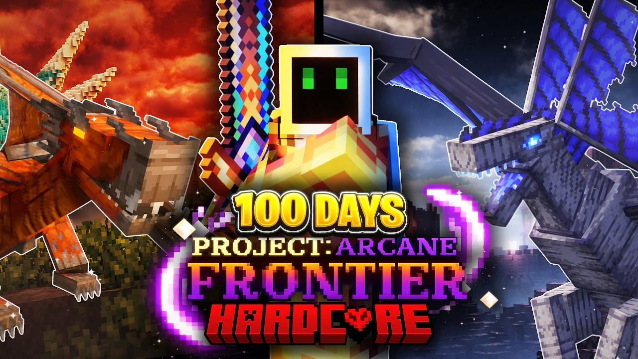 Surviving 100 Days in Minecraft's Most Unique RPG (No Nether or End)