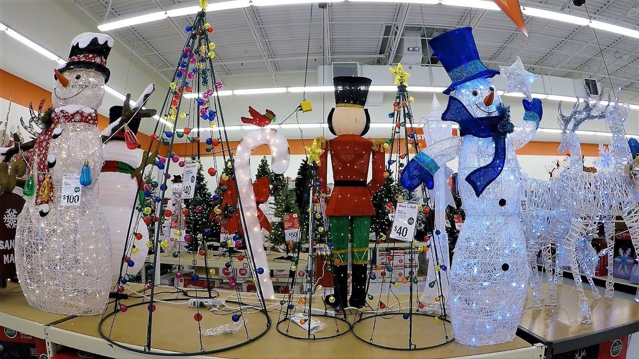4K CHRISTMAS SECTION AT BIG LOTS - Christmas Shopping Christmas Trees Decorations Ornaments