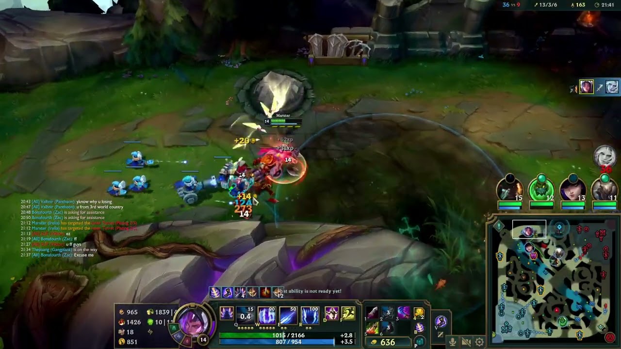 Highlight - League of Legends - Irelia - 19/6/8 - 5v5 Ranked Solo - Win - 12:12am