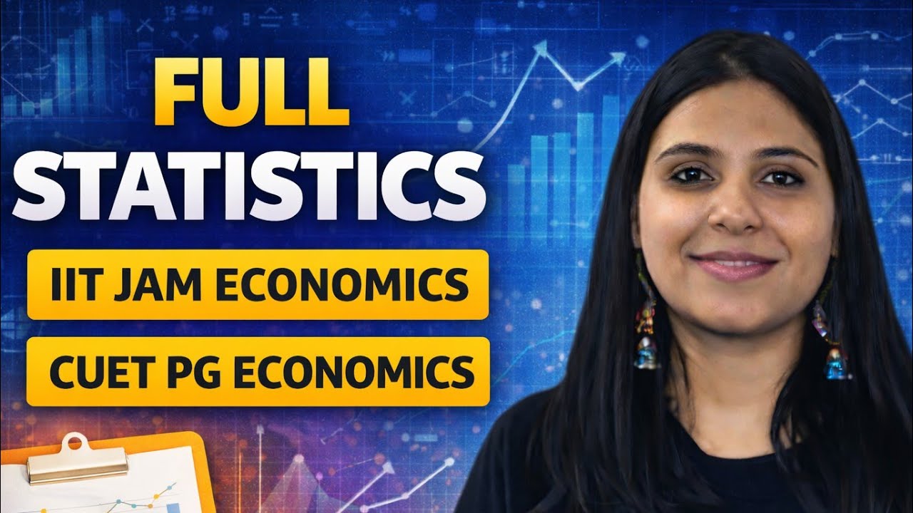 FULL STATISTICS MARATHON | IIT JAM ECONOMICS COACHING | CUET PG ECONOMICS COACHING | COQP10 | PYQs