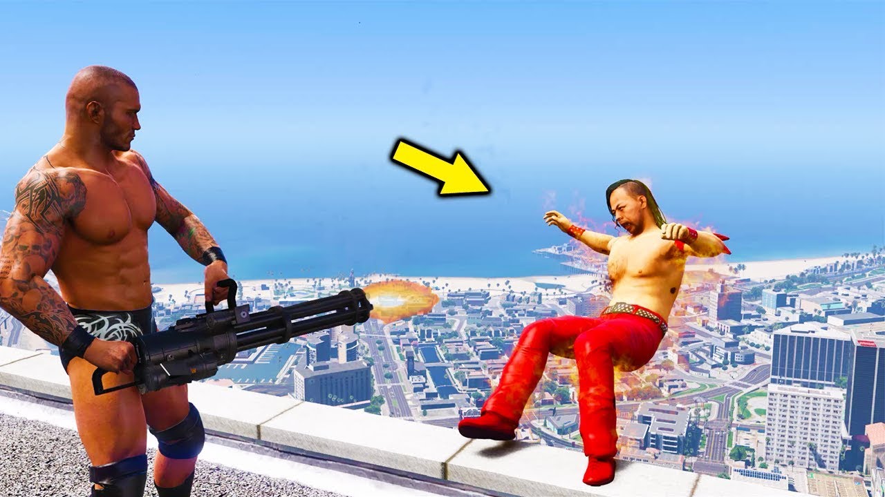 GTA 5 WWE EXTREME MOMENTS COMPILATION #2 (GTA V WWE Mod)