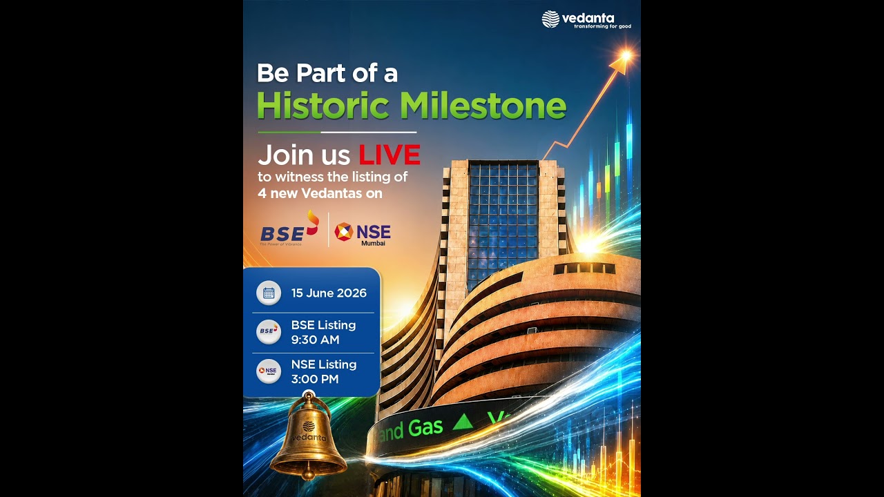 Join LIVE | BSE Opening Bell Ceremony @ 9:30 AM | NSE Closing Bell Ceremony @ 3:00 PM | 15 June &lsquo;26