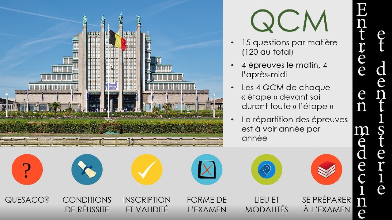 Tout savoir sur l'EXAMEN d'entrée en MEDECINE et DENTISTERIE en Belgique