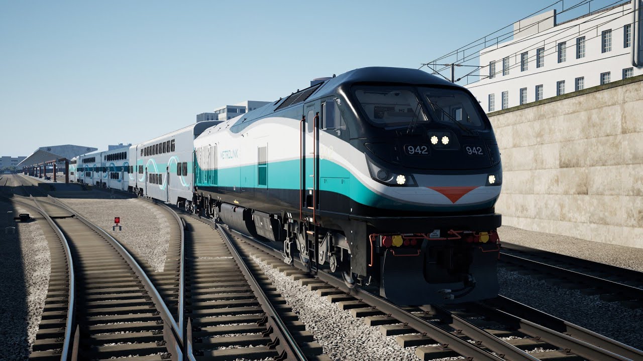 [TSW4] EMD F125 MetroLink | LA Union - Burbank Downtown