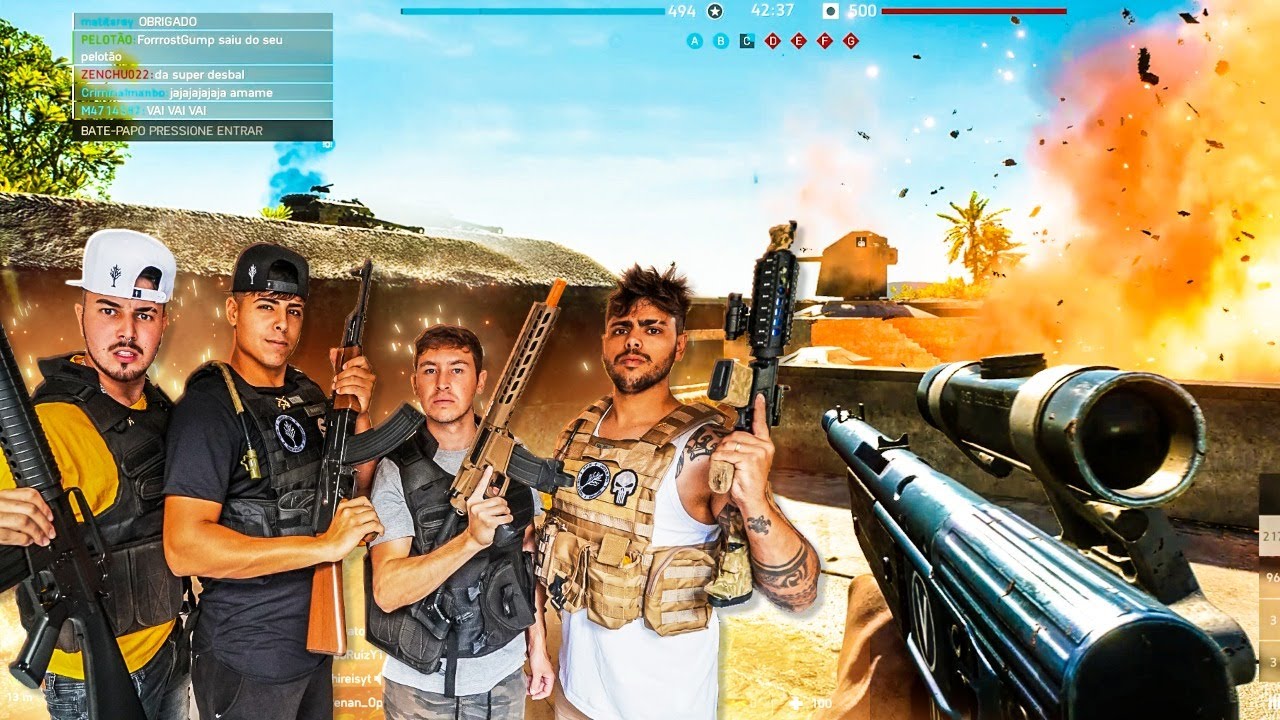NOSSA EQUIPE ESTA CADA VEZ MELHOR NA GUERRA *Gameplay*