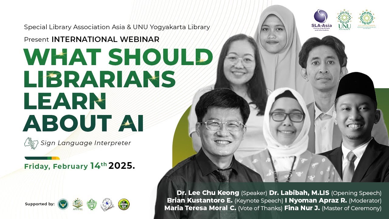 International Webinar: What Should Librarians Learn About AI