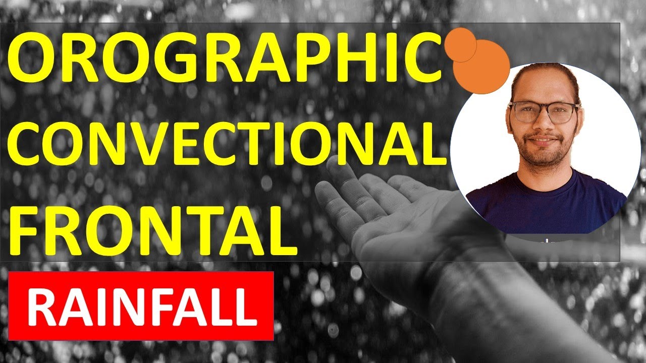 Convectional, Orographic and Frontal rainfall | Mechanism, Impact and Location | #upsc #prelims2021