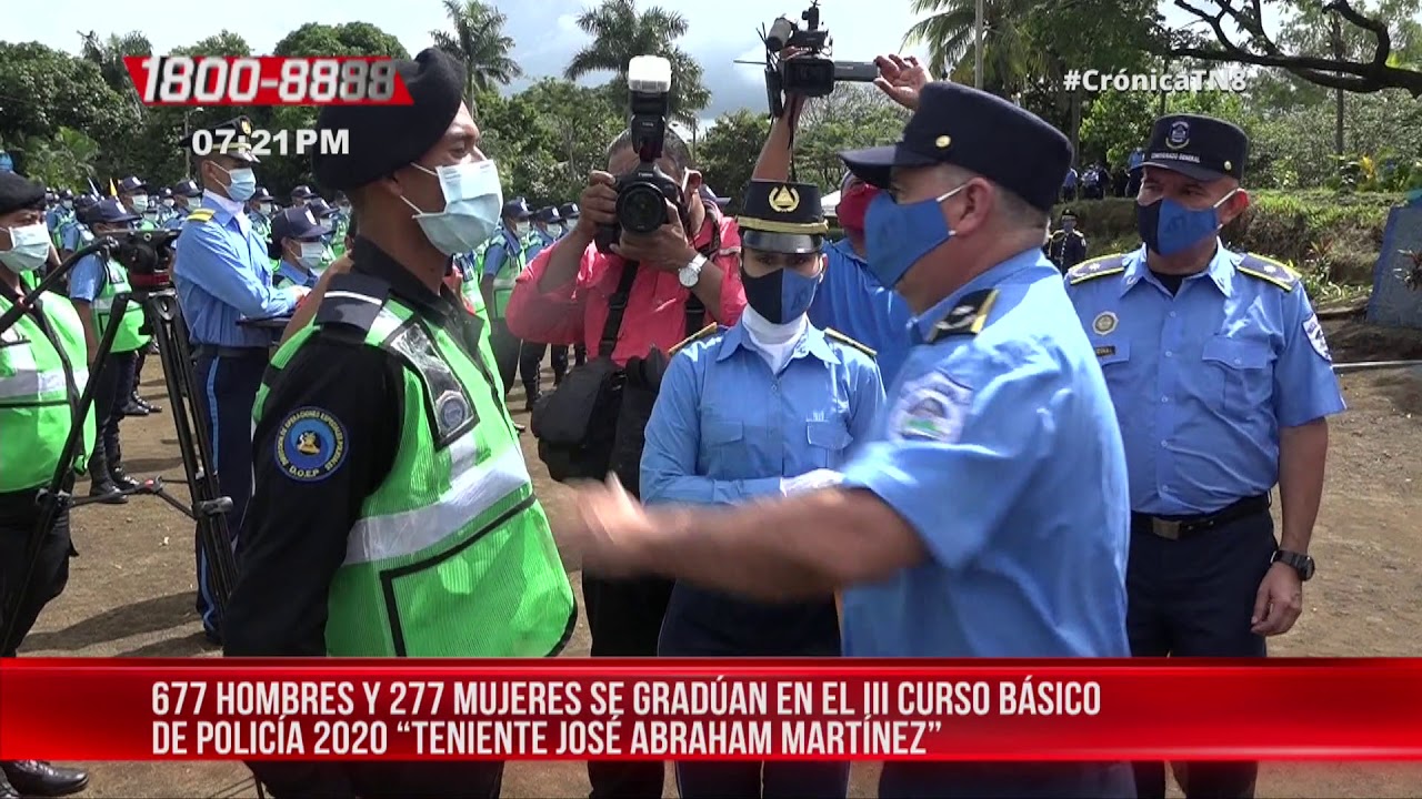 954 nuevos policías para garantizar la seguridad del pueblo de Nicaragua