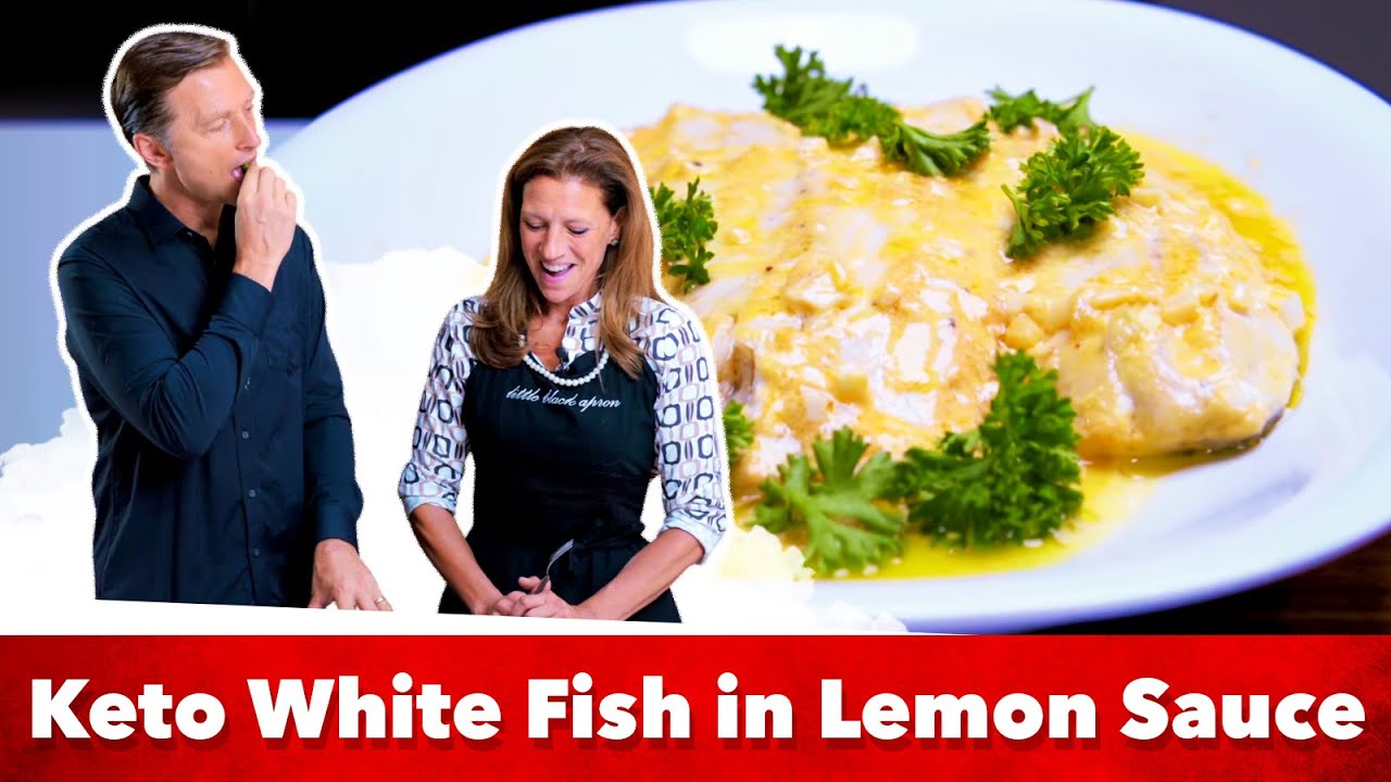 Keto White Fish in Lemon Sauce Recipe | Eric and Karen Berg