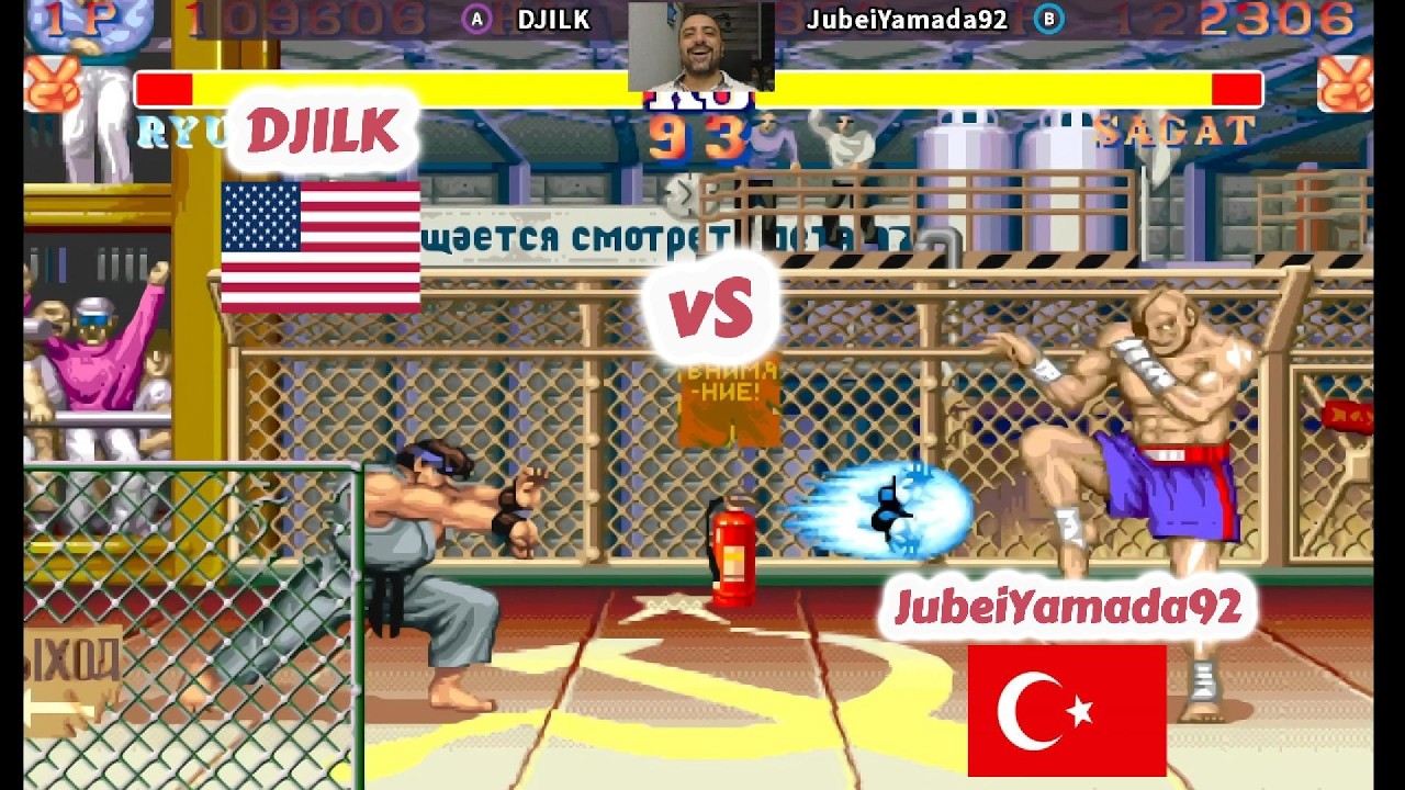 Street Fighter II: Champion Edition - JubeiYamada92 (TR) против DJILK (USA) - FT5 - 1080P - 14.02...