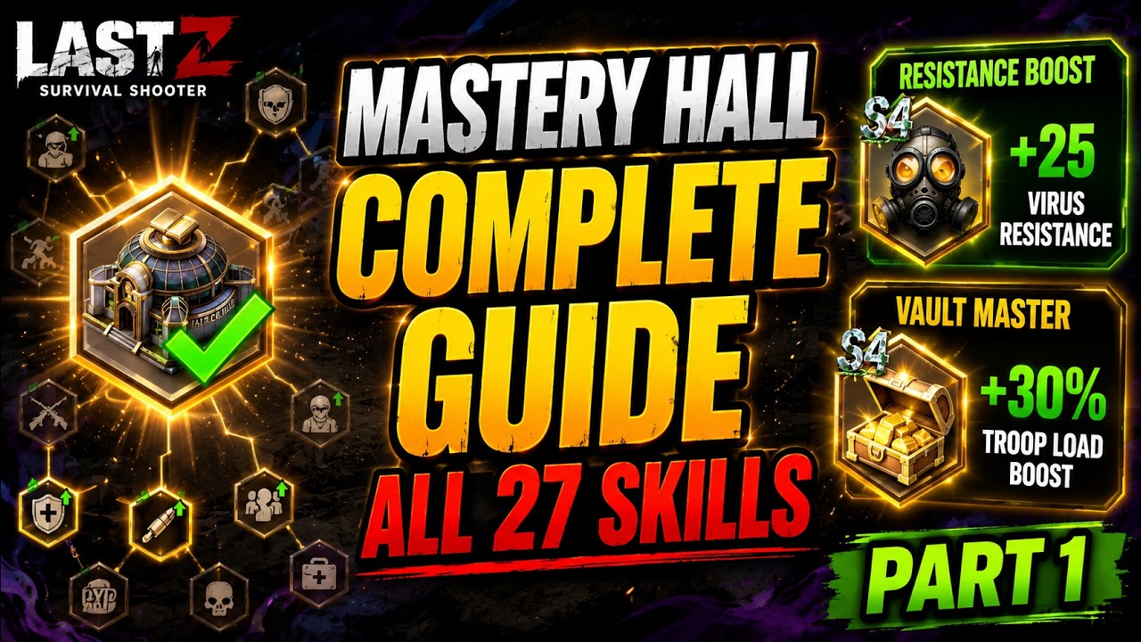 Nobody will tell you... Hidden Power of Mastery P1 | Last Z Survival Shooter