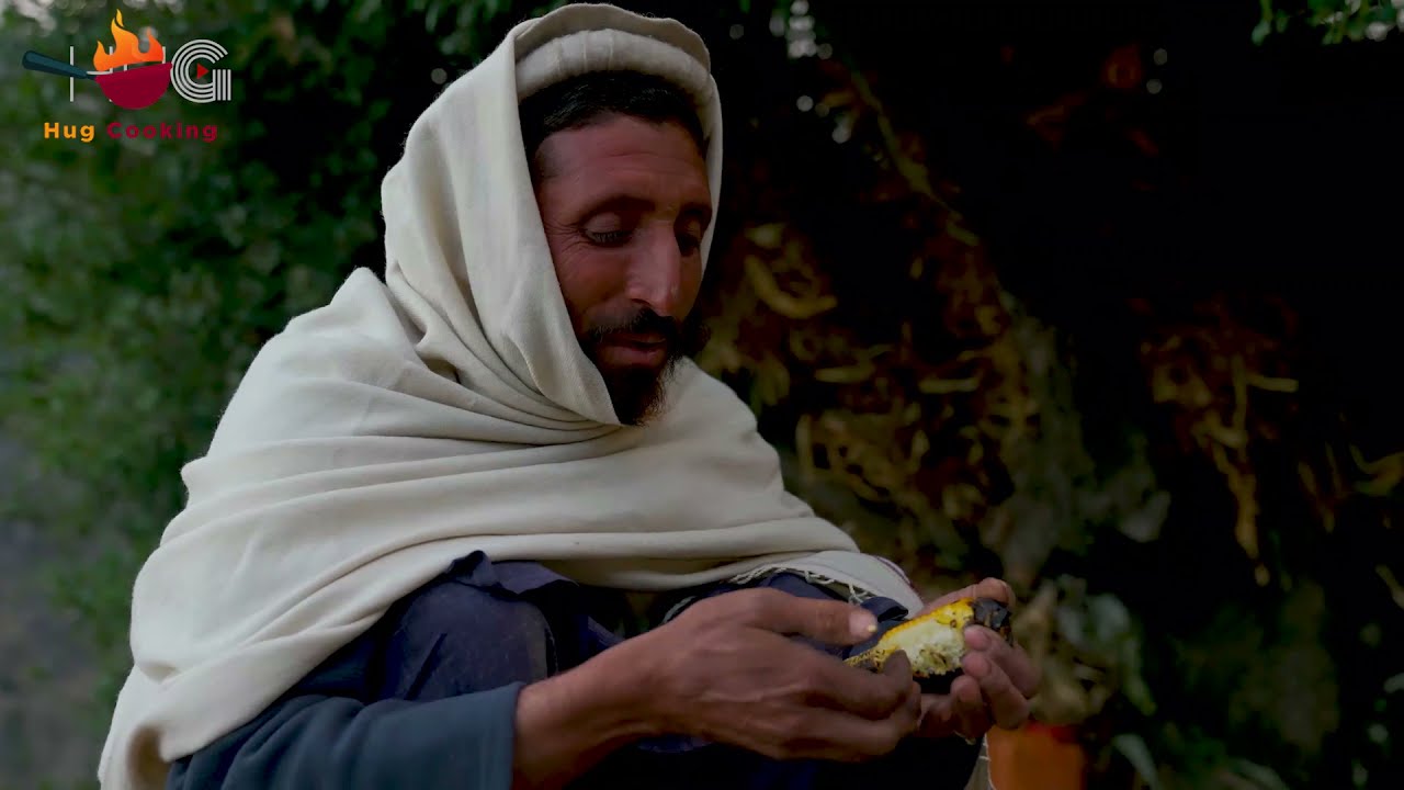 Afghanistan | Traditional Food, cooked by rural people of Dehuz valley, Kunar