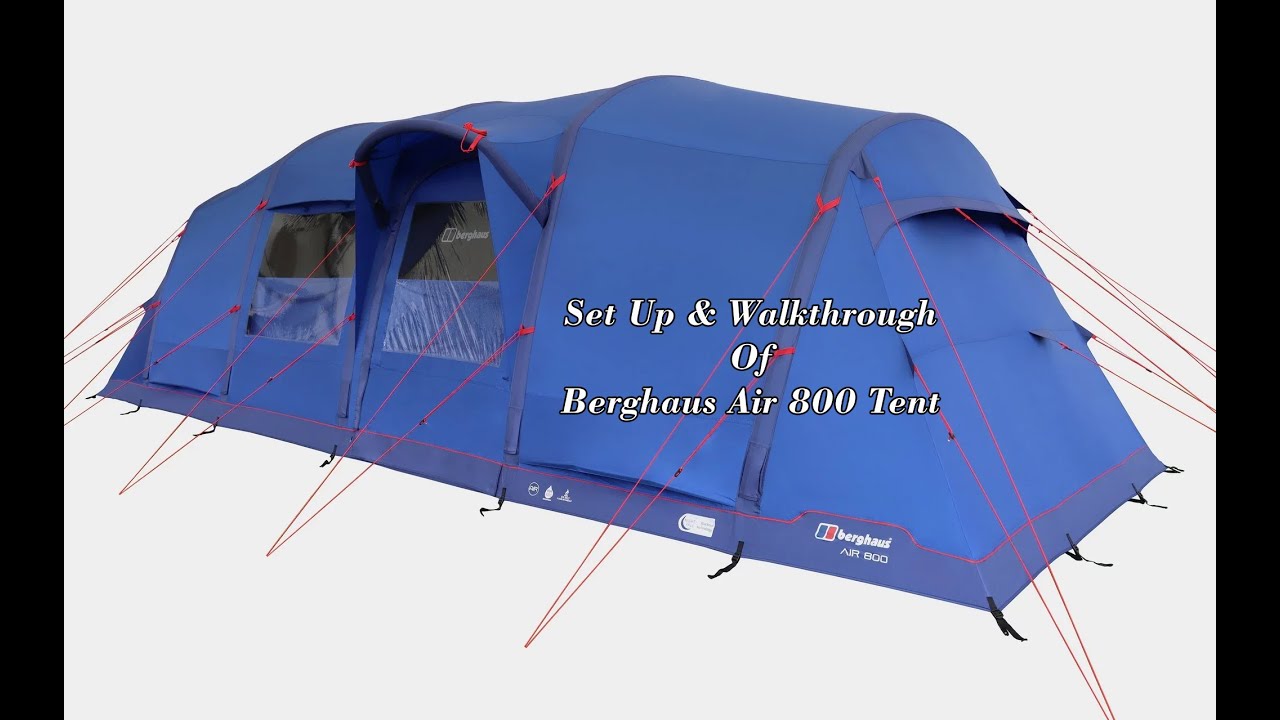 Berghaus Air 800 Nightfall Tent - Setup and Walkthrough