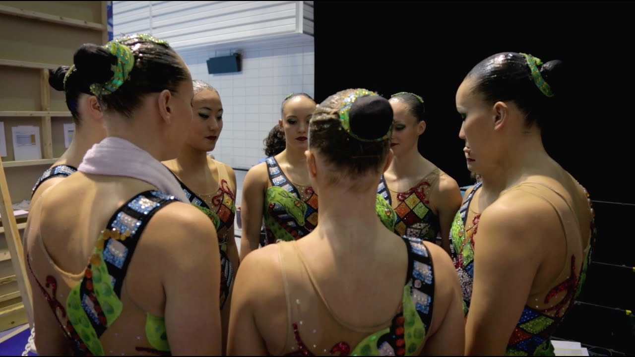 Two minutes before - Canadian Synchronized Swimming Team