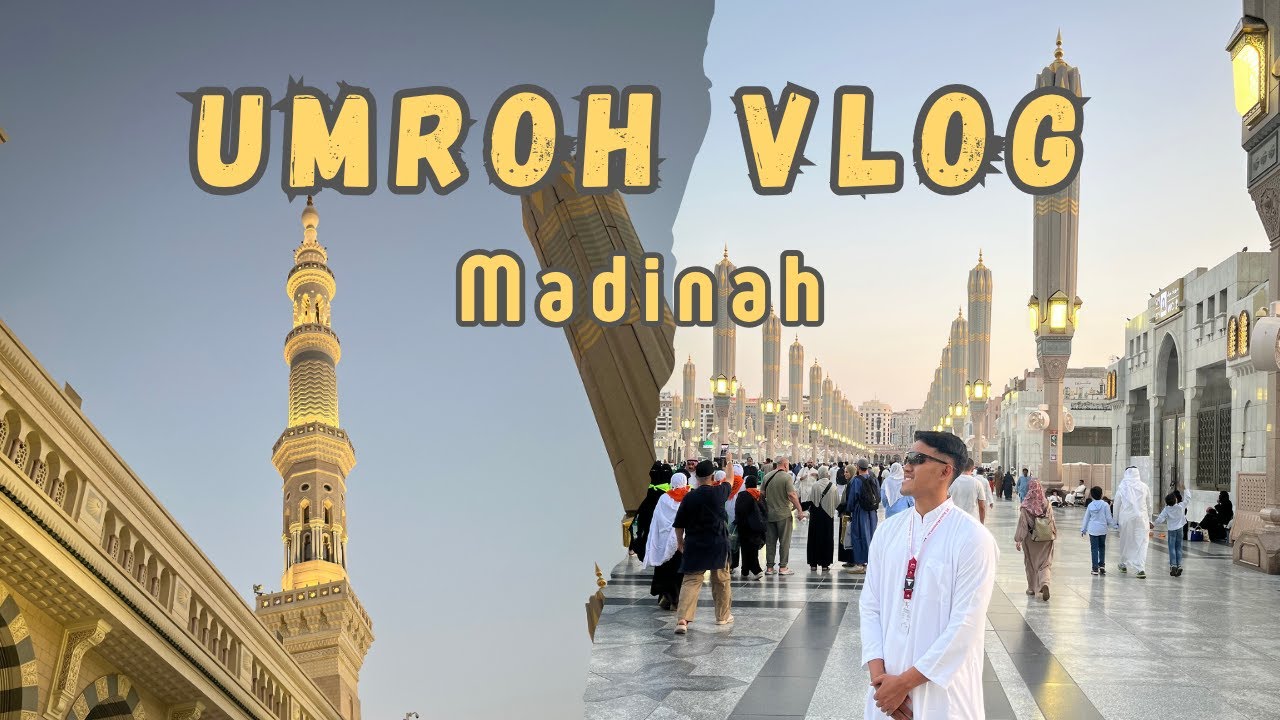 Vlog Umroh Mandiri: Pertama Kalinya Lihat Masjid Nabawi🕌