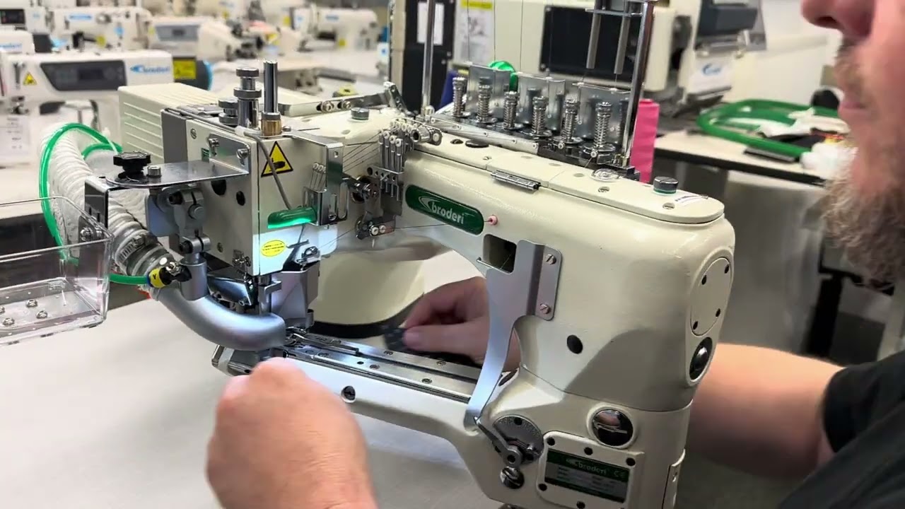 Broderi BD-740-01/02-ETK Tam Otomatik Giyotinli Lok Makinası