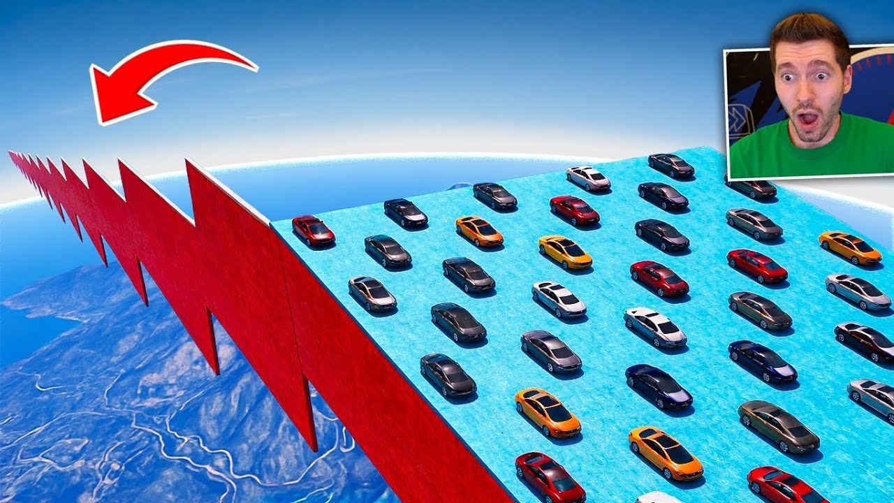 GTA V Online: (acima do mapa) CORRIDA com RAMPA QUADRICULADA!
