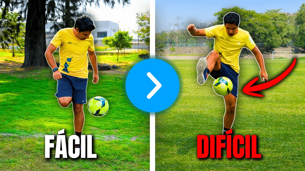 3 FORMAS DE LEVANTAR EL BALÓN PARA IMPRESIONAR PRINCIPIANTE