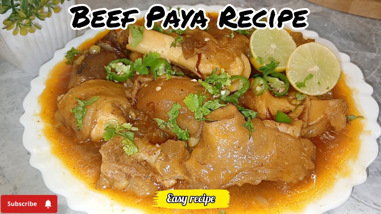 Beef Paya Recipe | Paya Recipe | How To Make Beef Paya