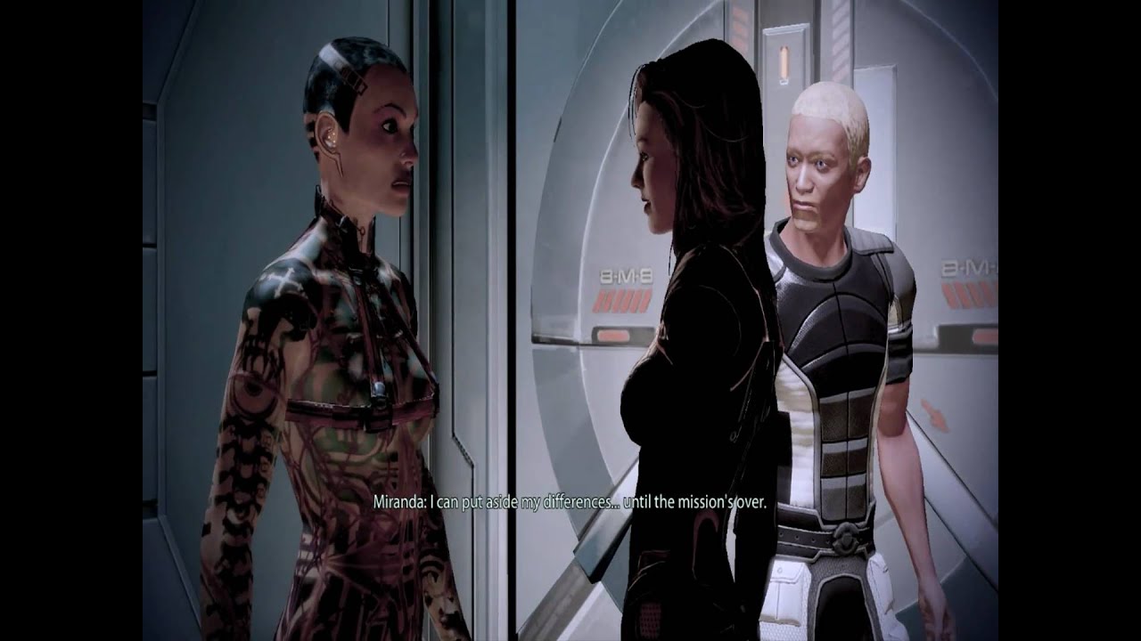 Paragon Mass Effect 2 HD 43 - MIranda's Loyalty - Miranda-Jack Fight - Illium B